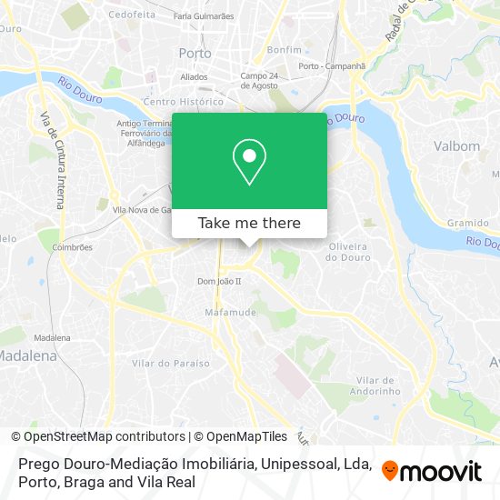 Prego Douro-Mediação Imobiliária, Unipessoal, Lda map