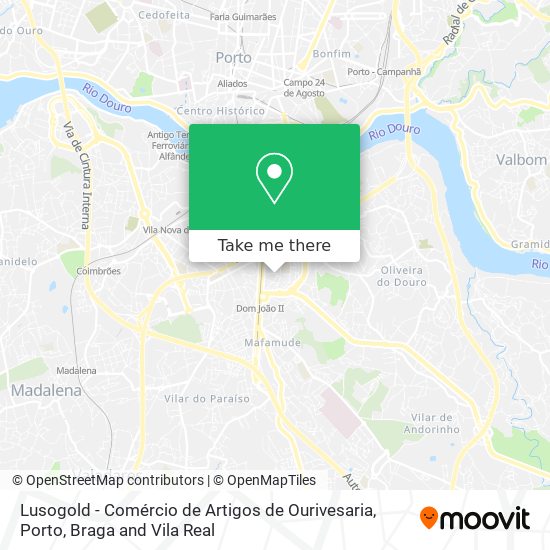 Lusogold - Comércio de Artigos de Ourivesaria map