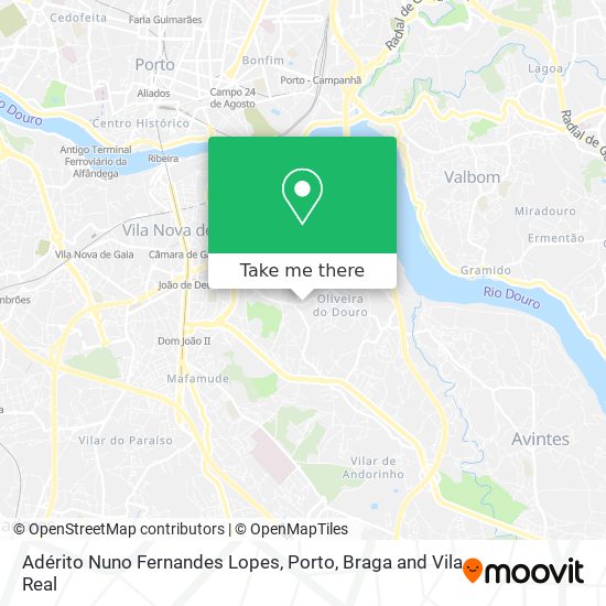 Adérito Nuno Fernandes Lopes mapa