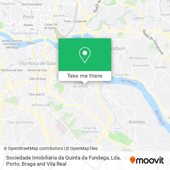 Sociedade Imobiliária da Quinta da Fundega, Lda mapa