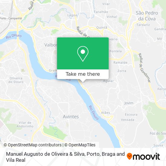 Manuel Augusto de Oliveira & Silva map