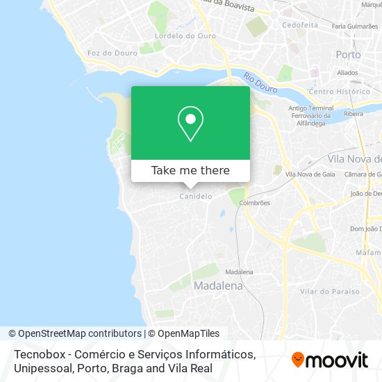 Tecnobox - Comércio e Serviços Informáticos, Unipessoal mapa