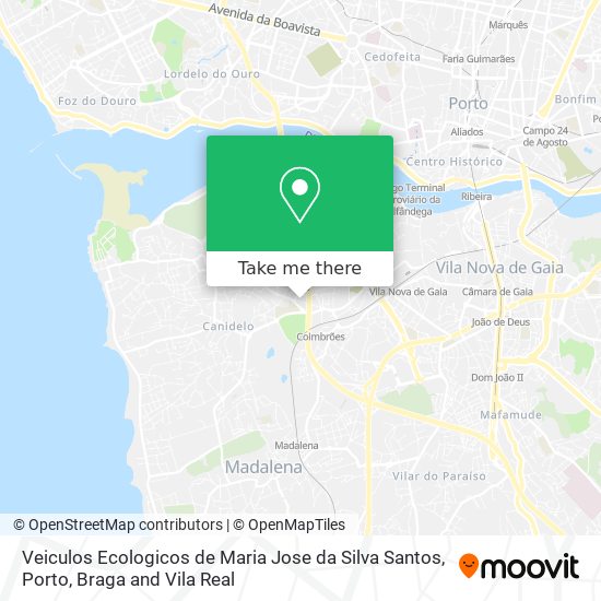 Veiculos Ecologicos de Maria Jose da Silva Santos map