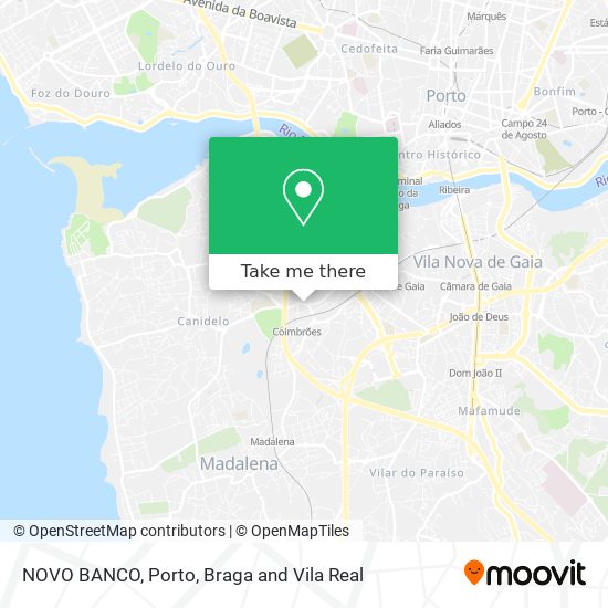 NOVO BANCO mapa