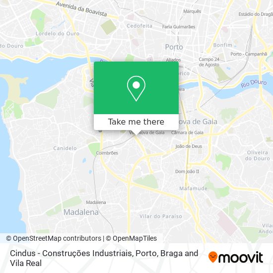 Cindus - Construções Industriais map