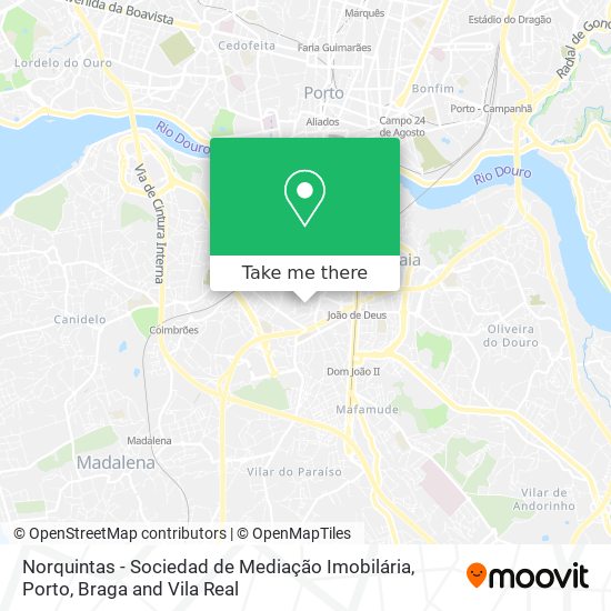 Norquintas - Sociedad de Mediação Imobilária map