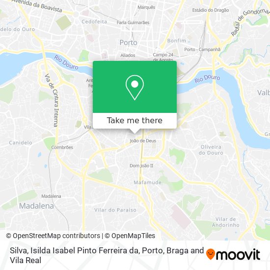 Silva, Isilda Isabel Pinto Ferreira da mapa