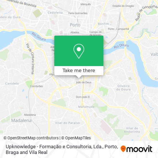 Upknowledge - Formação e Consultoria, Lda. map