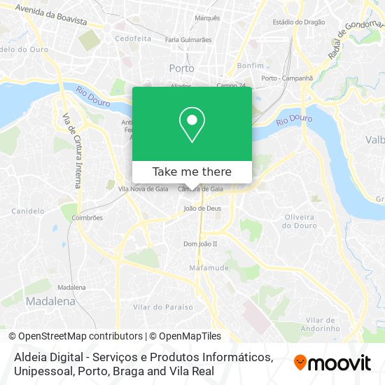 Aldeia Digital - Serviços e Produtos Informáticos, Unipessoal mapa