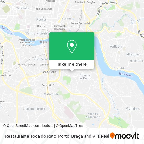 Restaurante Toca do Rato map