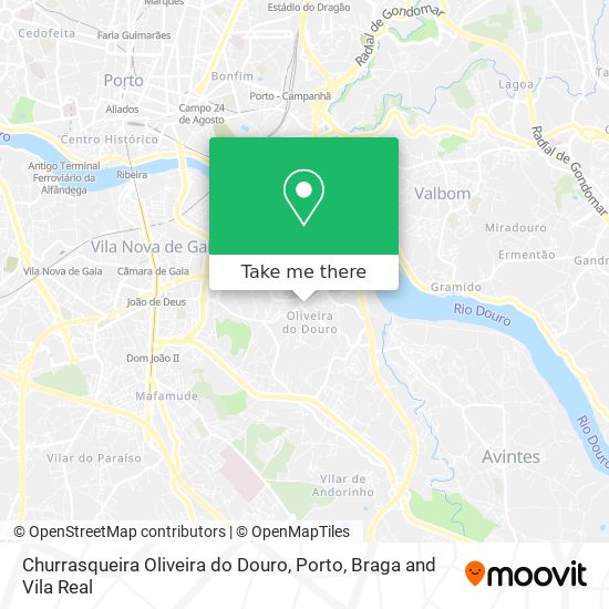 Churrasqueira Oliveira do Douro map