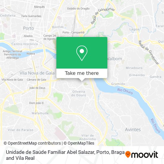 Unidade de Saúde Familiar Abel Salazar map