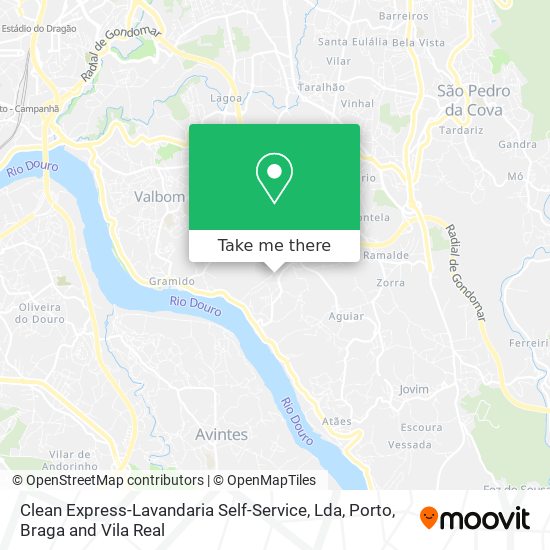 Clean Express-Lavandaria Self-Service, Lda map