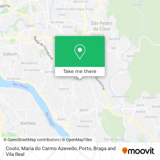 Couto, Maria do Carmo Azevedo map