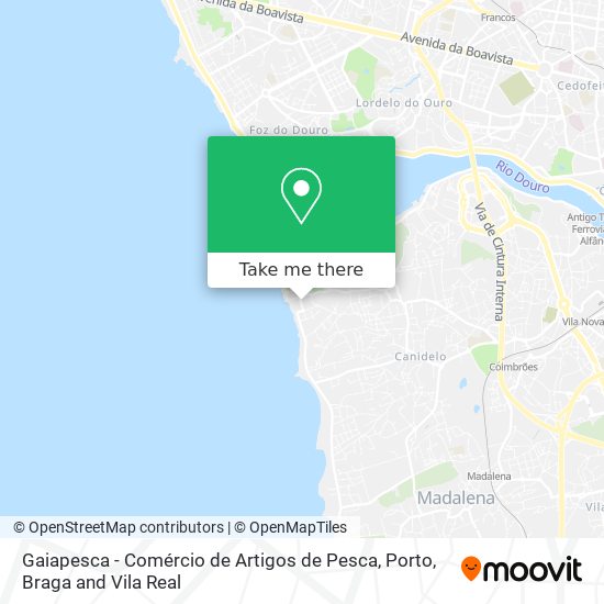 Gaiapesca - Comércio de Artigos de Pesca map