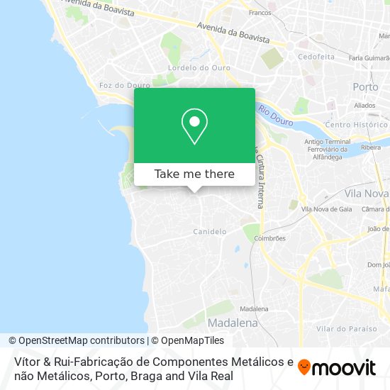 Vítor & Rui-Fabricação de Componentes Metálicos e não Metálicos mapa