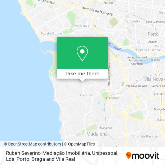 Ruben Severino-Mediação Imobiliária, Unipessoal, Lda map