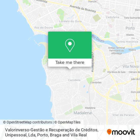 Valorinverso-Gestão e Recuperação de Créditos, Unipessoal, Lda map