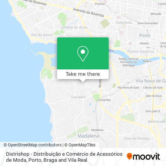 Distrishop - Distribuição e Comércio de Acessórios de Moda mapa