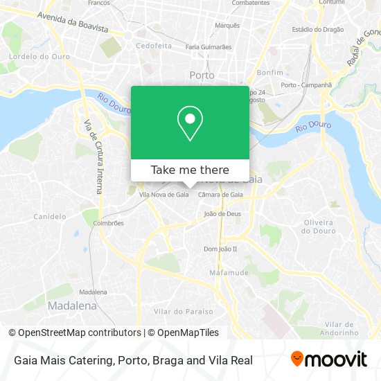 Gaia Mais Catering map