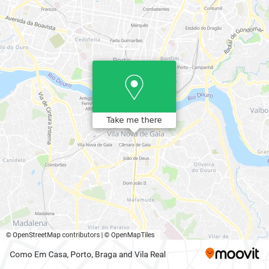 Como Em Casa map