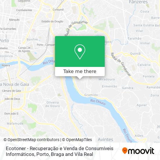 Ecotoner - Recuperação e Venda de Consumíveis Informáticos mapa