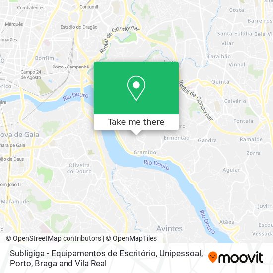 Subligiga - Equipamentos de Escritório, Unipessoal map