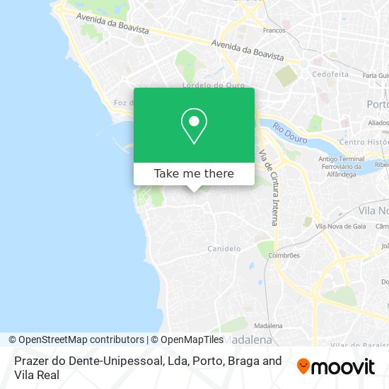 Prazer do Dente-Unipessoal, Lda mapa