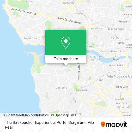 The Backpacker Experience map