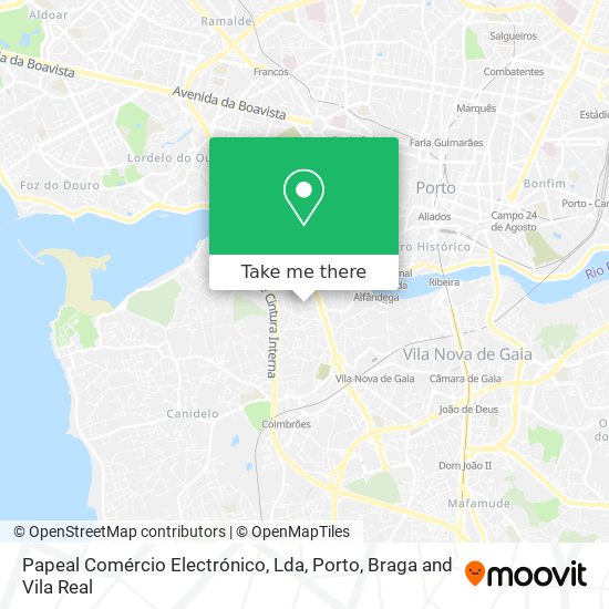 Papeal Comércio Electrónico, Lda mapa