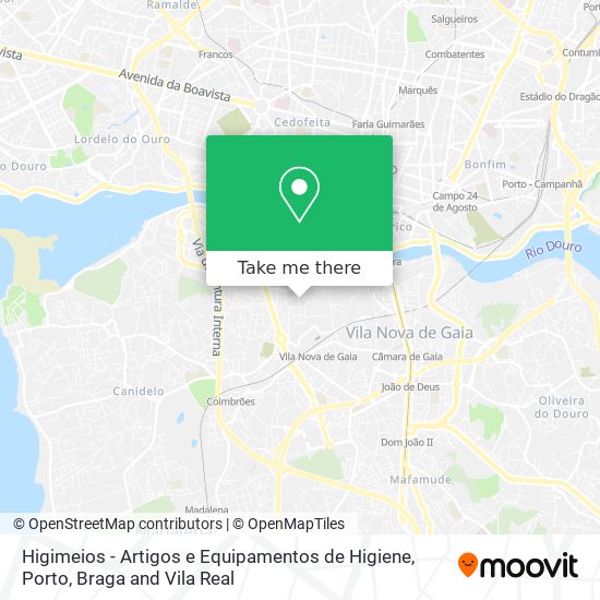 Higimeios - Artigos e Equipamentos de Higiene mapa