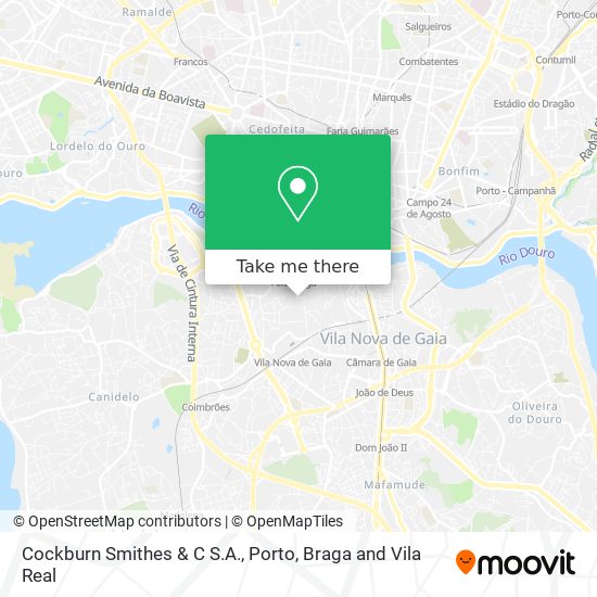 Cockburn Smithes & C S.A. mapa