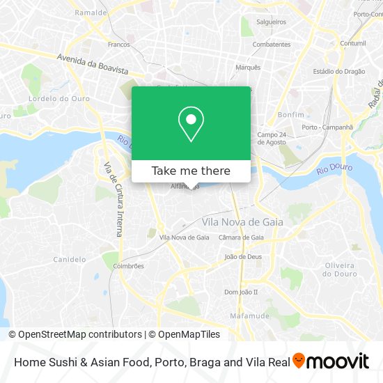 Home Sushi & Asian Food map