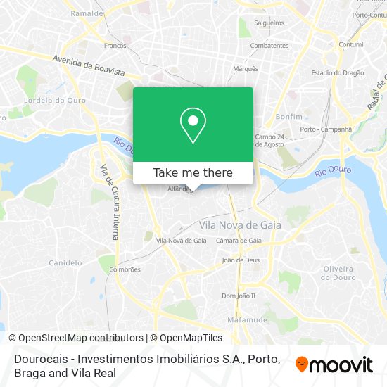 Dourocais - Investimentos Imobiliários S.A. map