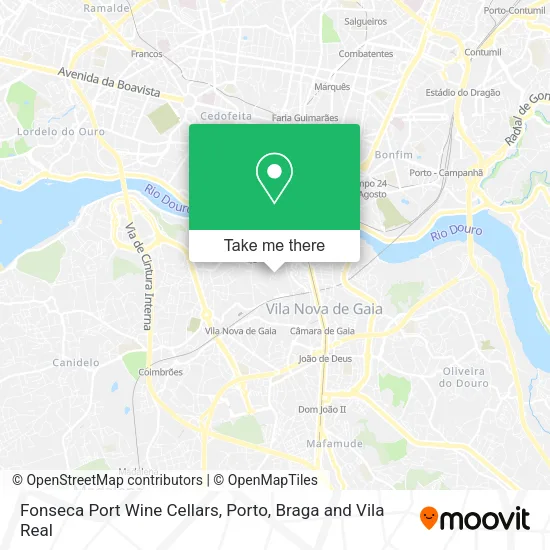 Fonseca Port Wine Cellars map