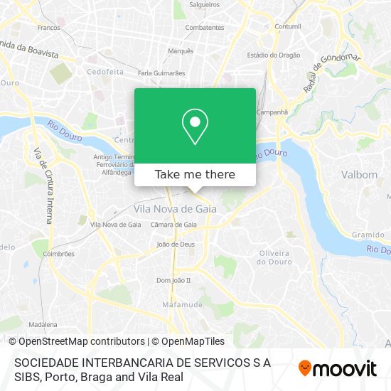 SOCIEDADE INTERBANCARIA DE SERVICOS S A SIBS mapa