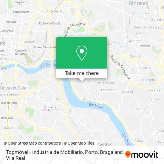 Topmóvel - Indústria de Mobiliário mapa