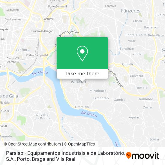 Paralab - Equipamentos Industriais e de Laboratório, S.A. map