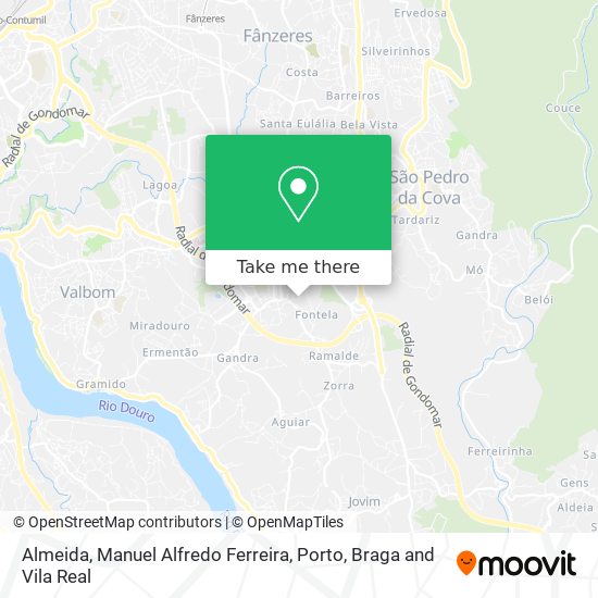 Almeida, Manuel Alfredo Ferreira map