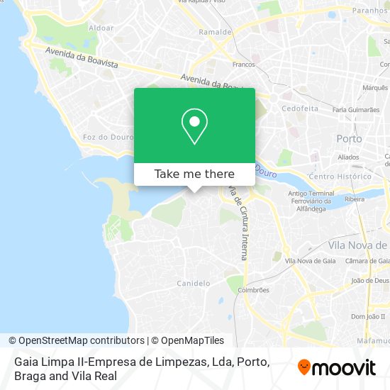 Gaia Limpa II-Empresa de Limpezas, Lda map