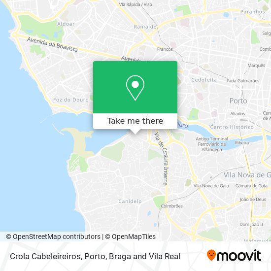 Crola Cabeleireiros mapa