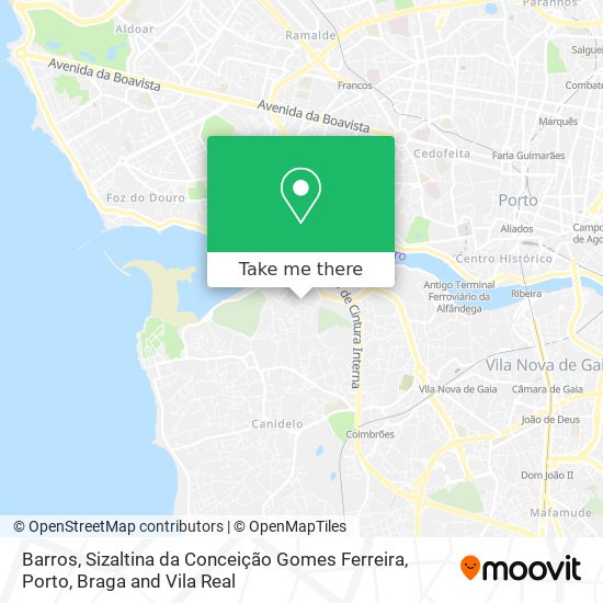 Barros, Sizaltina da Conceição Gomes Ferreira mapa