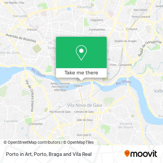 Porto in Art map