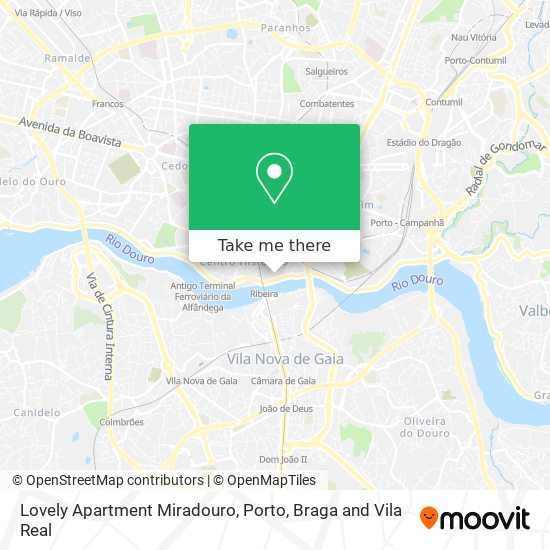 Lovely Apartment Miradouro map