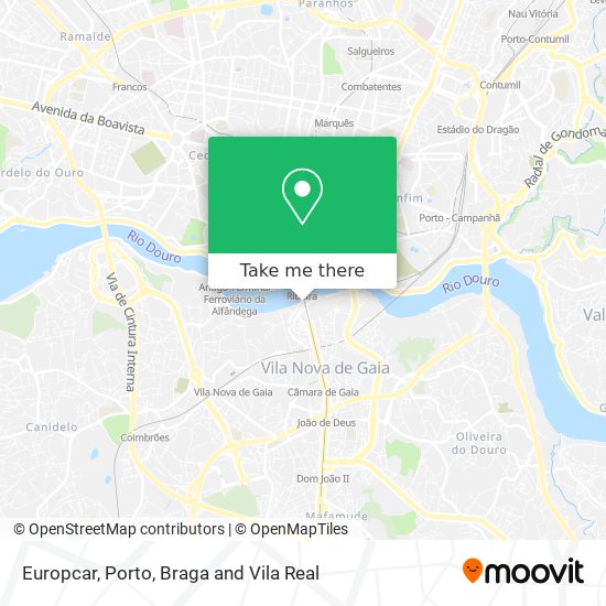 Europcar map