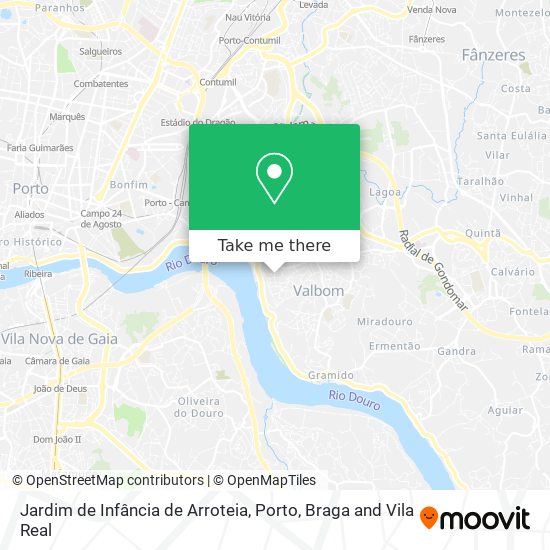 Jardim de Infância de Arroteia map