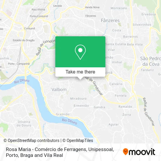 Rosa Maria - Comércio de Ferragens, Unipessoal map