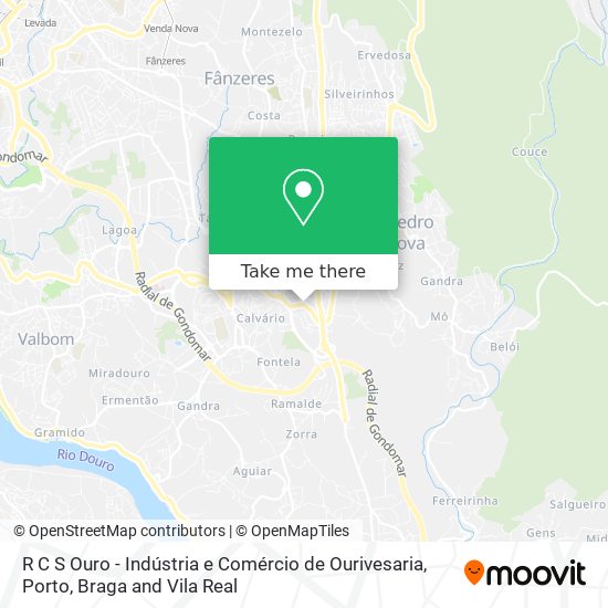 R C S Ouro - Indústria e Comércio de Ourivesaria map