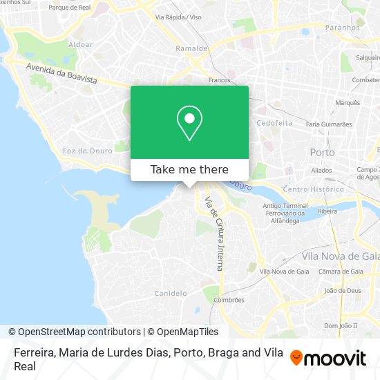 Ferreira, Maria de Lurdes Dias map