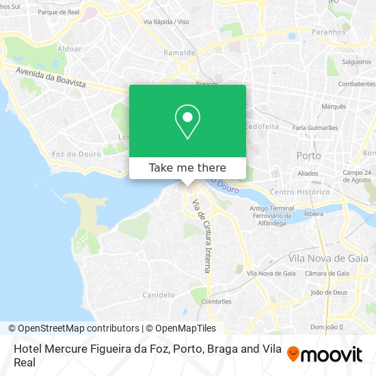 Hotel Mercure Figueira da Foz map